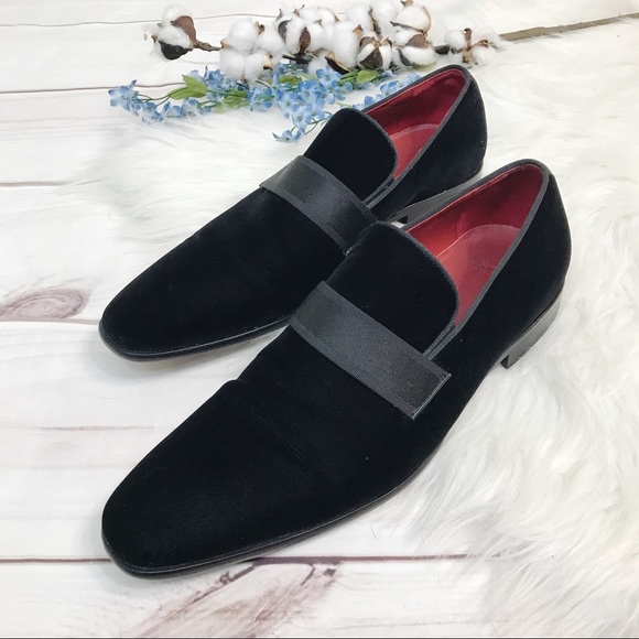 Boss Hugo Boss Eveltos Velvet Loafers 